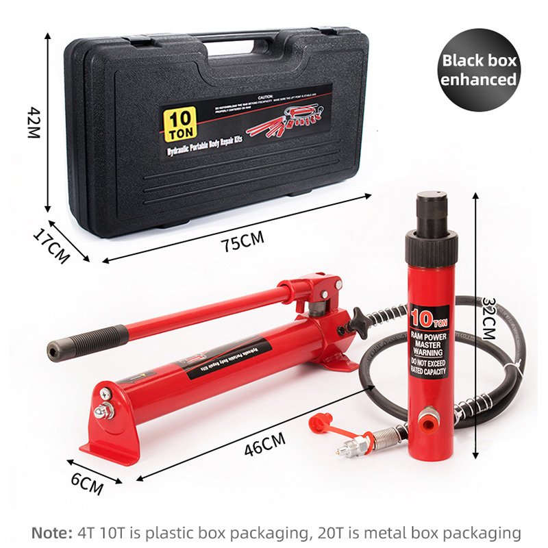Hydraulic Body Repair Kit Car Body Repair Tools Vehicle Equipment Porta Power Hydraulic Jack