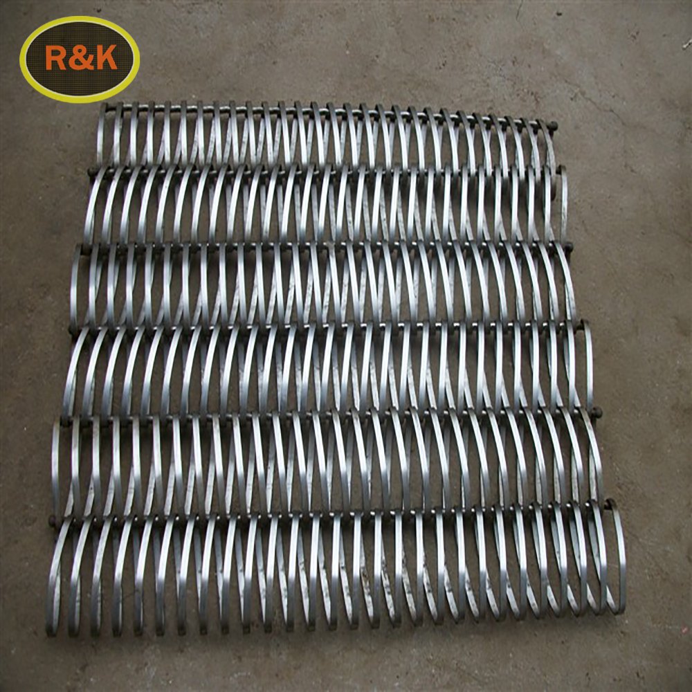 Stainless steel Spiral Mesh Belt for low temperature environment