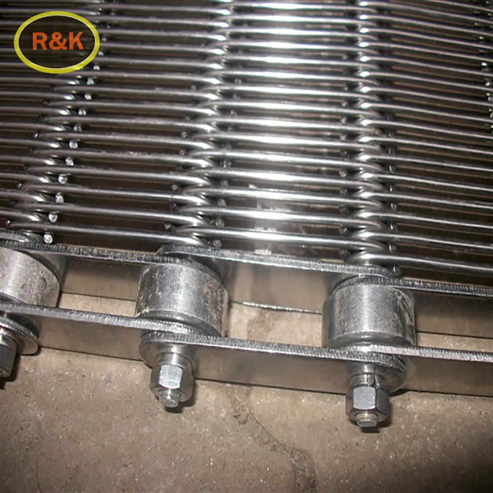 Stainless steel Spiral Mesh Belt for low temperature environment