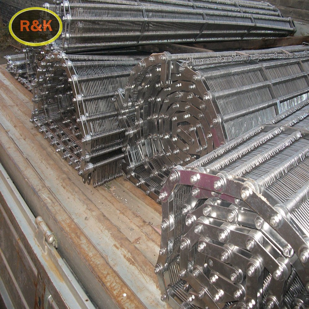 Stainless steel Spiral Mesh Belt for low temperature environment