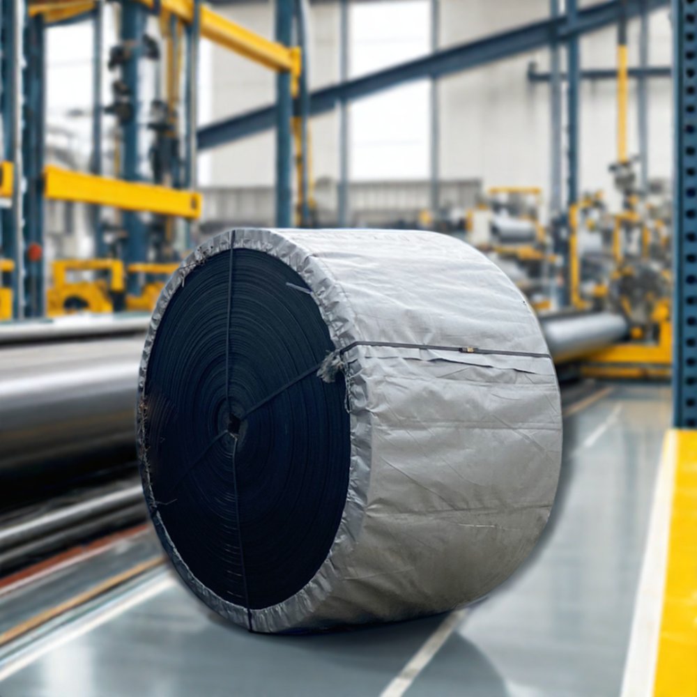 EP100 Automatic Rubber Belt Conveyor for Conveying Products