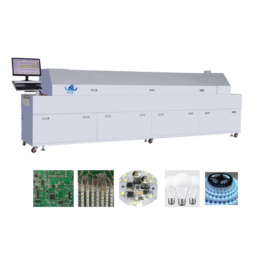 BGA QFP Lead Free Reflow Oven SMT Machine Full Auto Smt Production Line for