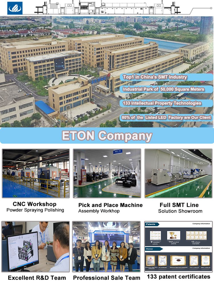 BGA QFP Lead Free Reflow Oven SMT Machine Full Auto Smt Production Line for