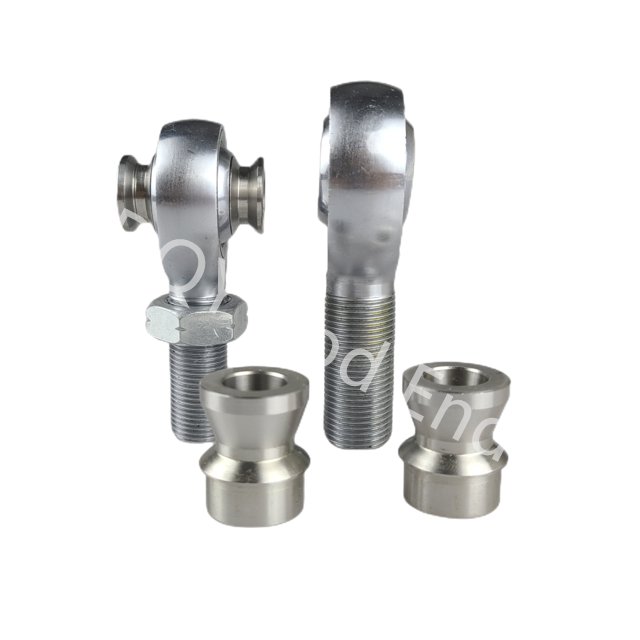 rod end bearings spherical bearings shock absorber misalignment spacer custom stainless steel 1-5/8 3/4-5/8 M10 M12 M14 M18 M20