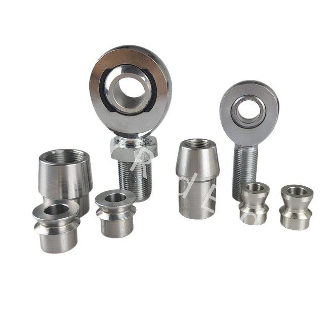 rod end bearings spherical bearings shock absorber misalignment spacer custom stainless steel 1-5/8 3/4-5/8 M10 M12 M14 M18 M20