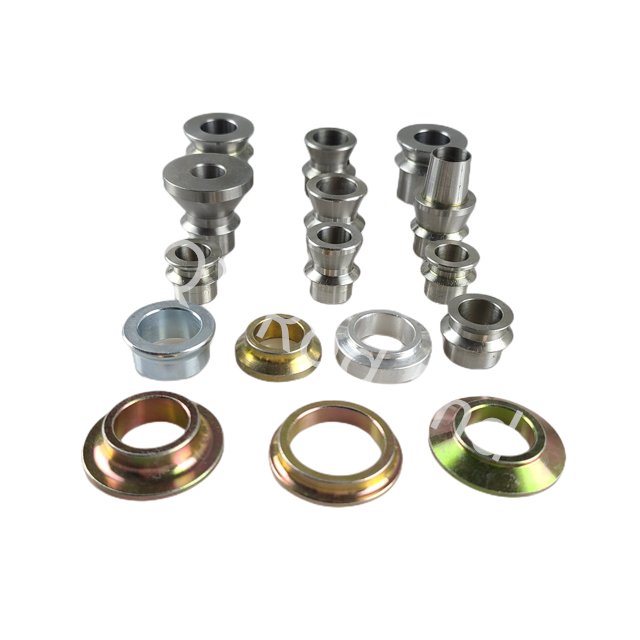 rod end bearings spherical bearings shock absorber misalignment spacer custom stainless steel 1-5/8 3/4-5/8 M10 M12 M14 M18 M20