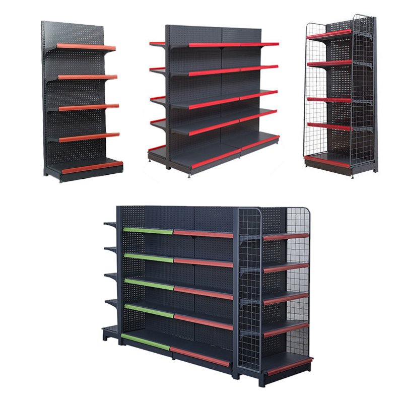 Guichang supermarket storage rack metal material thickened maximum load-bearing 90kg per layer