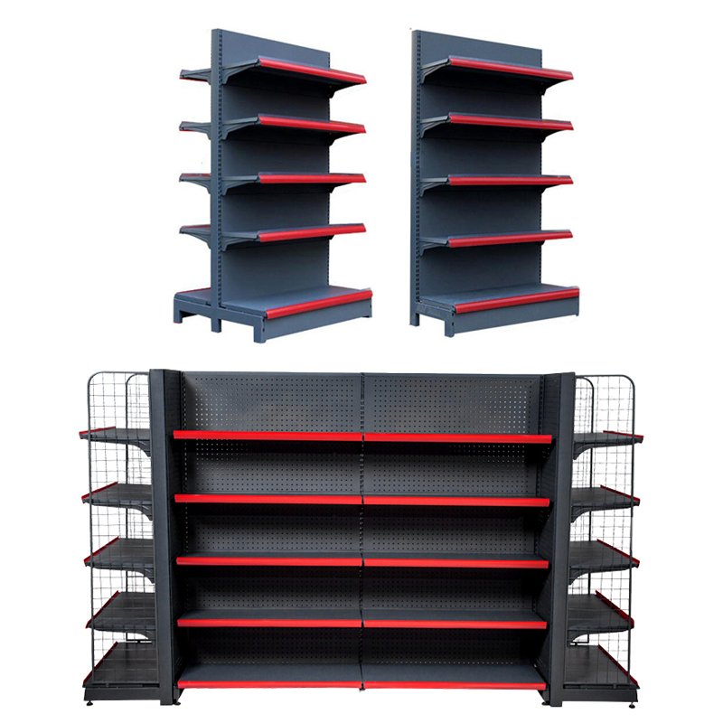 Guichang supermarket storage rack metal material thickened maximum load-bearing 90kg per layer