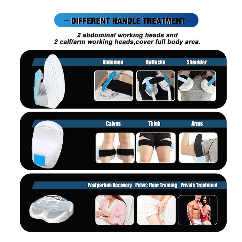 2023 Hot Sale Cheap Price Beauty Equipment Build Muscle Lose Fat EMS Body Sculpt Radio Frequency Slimming Machine