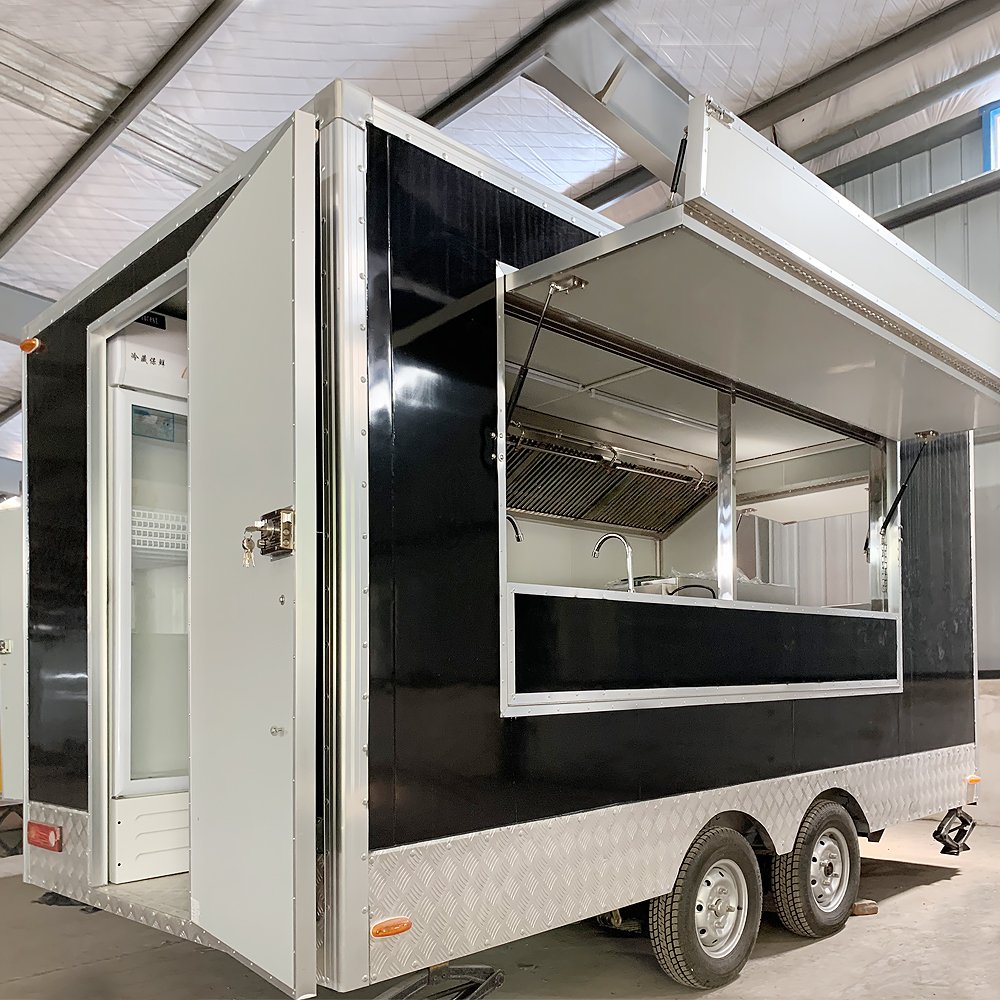 Street Concession BBQ Pancakes Chocolate Candy Ice Cream Food Truck Catering Trailer for Sale