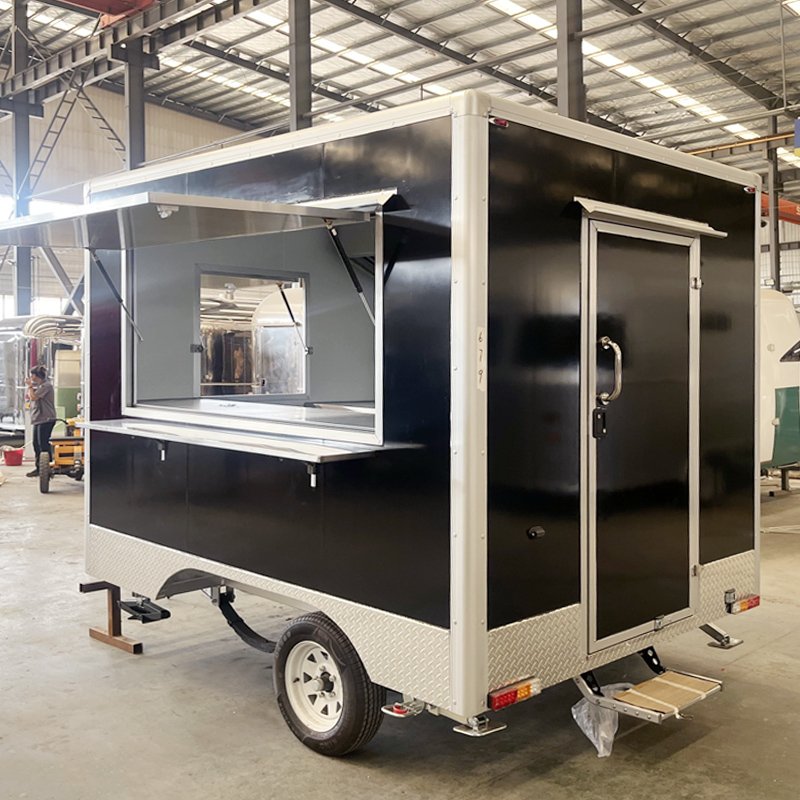 Street Concession BBQ Pancakes Chocolate Candy Ice Cream Food Truck Catering Trailer for Sale