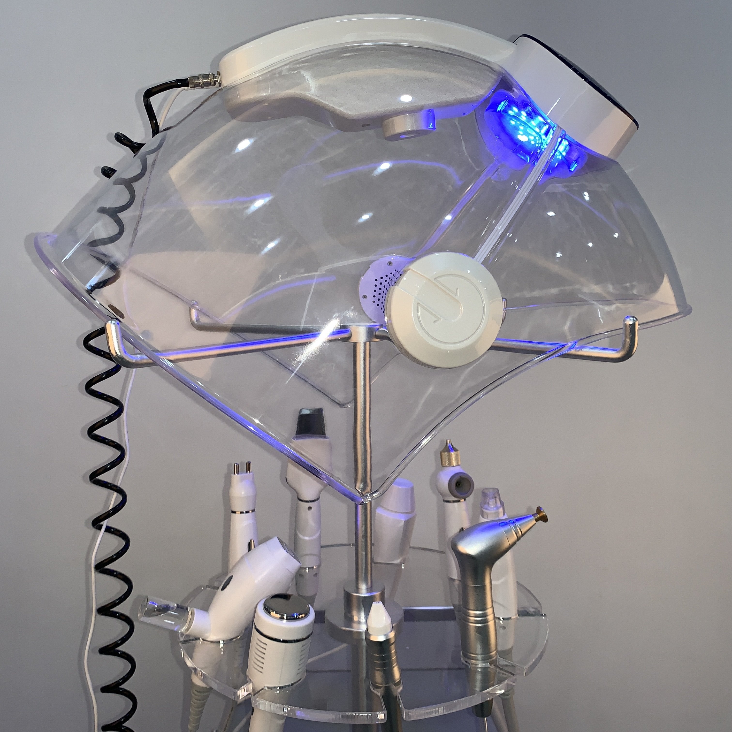 2024 for Salon Business Manufacture Dermabrasion Machine Moisture LED Dome Facial Care Machine