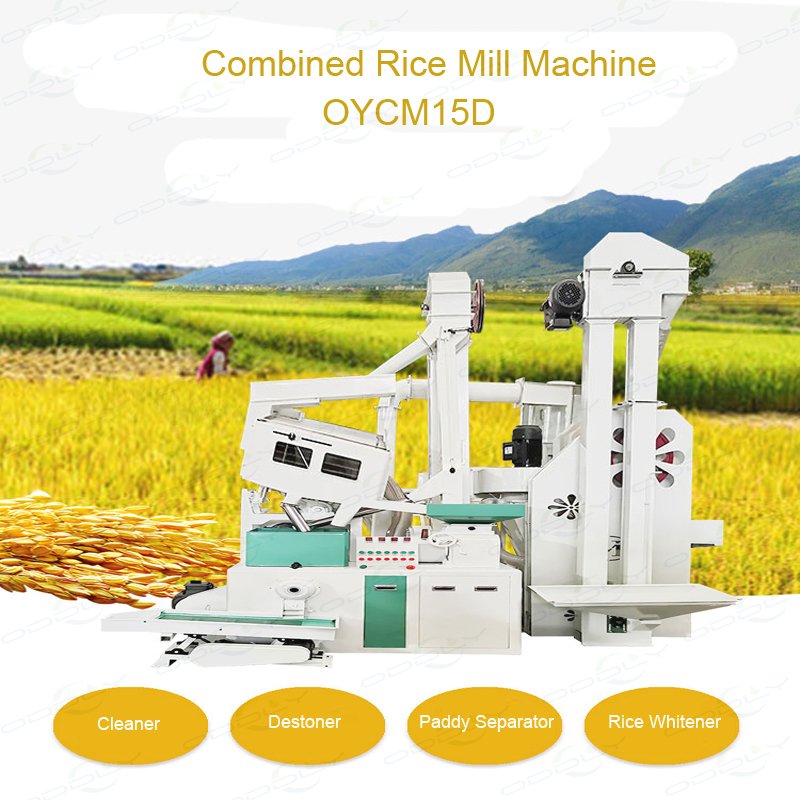 ODDLY Completed Rice Processing Plant Auto Rice Mill Machine in Philippine with Color Sorter