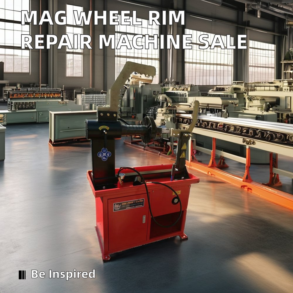 Semi-Automatic Horizontal Mag Wheel Rim Repair Machine New Condition For Sale