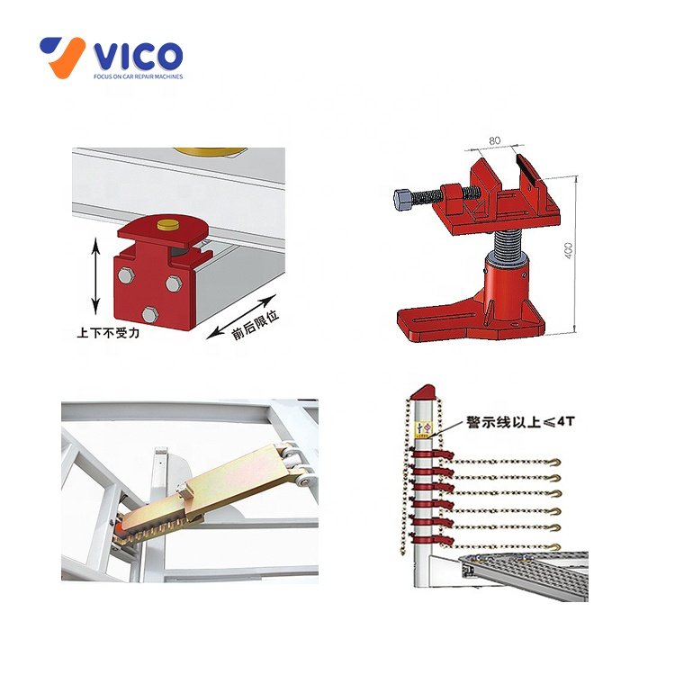 Vico Car Repair Equipment Auto Body Repair Rack Vehicle Chassis Straightening Bench #VF5300 Manufacture Outlets with CE Approved