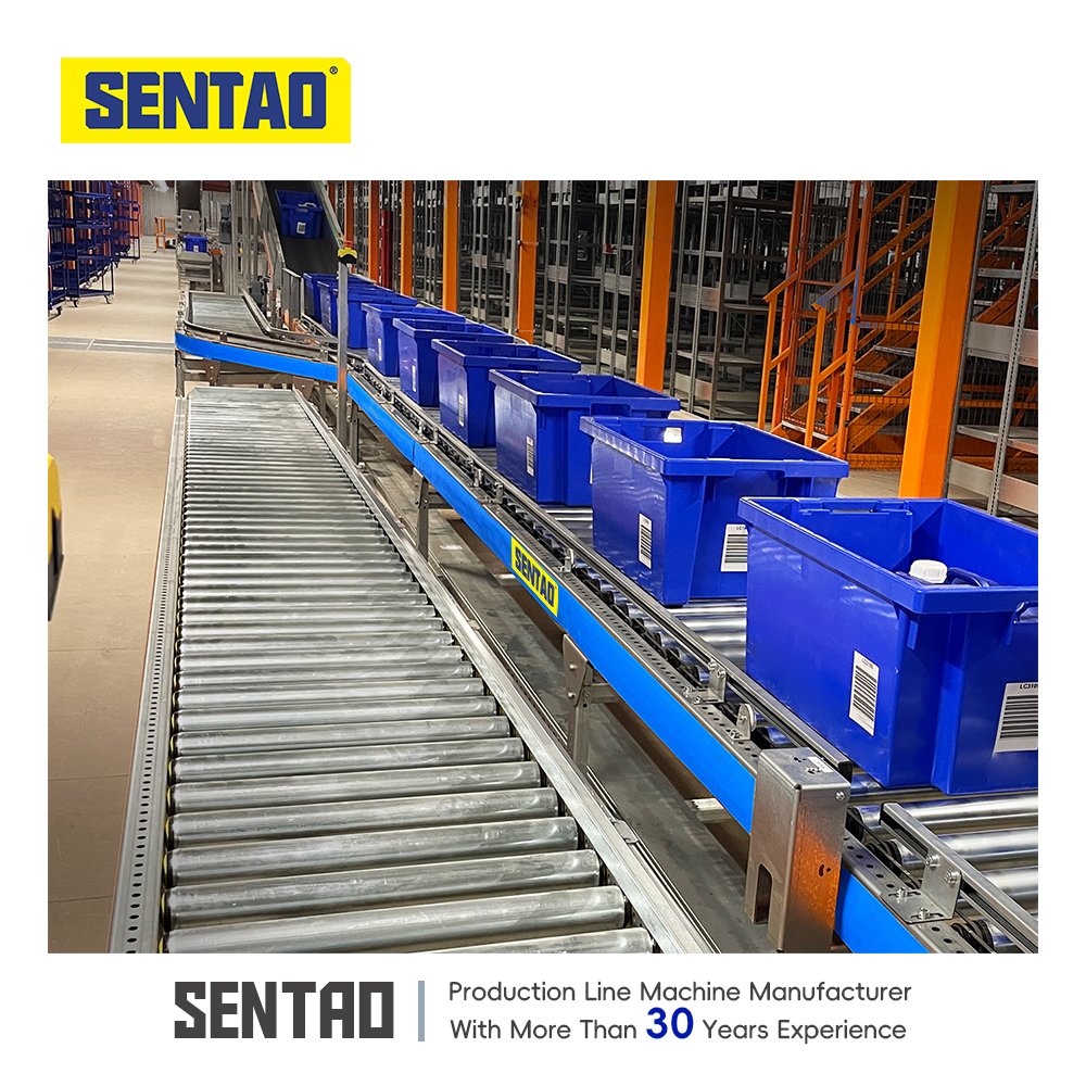 Clothing Production Line Double- layer Roller Conveyor Line Assemble Line