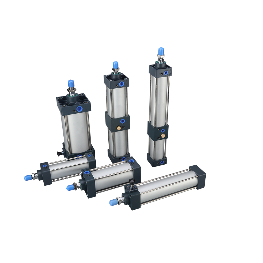 Manufacture direct SC/SU Pneumatic cylinder Aluminum Alloy Double Air Acting Rod Dual Action Air Cylinder