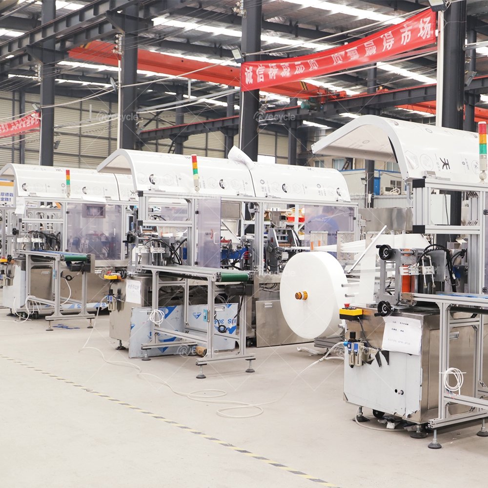 Full Auto Baby Wet Wipes Machine With Packaging Single Mini Pocket Wet Wipes Manufacturing Machine