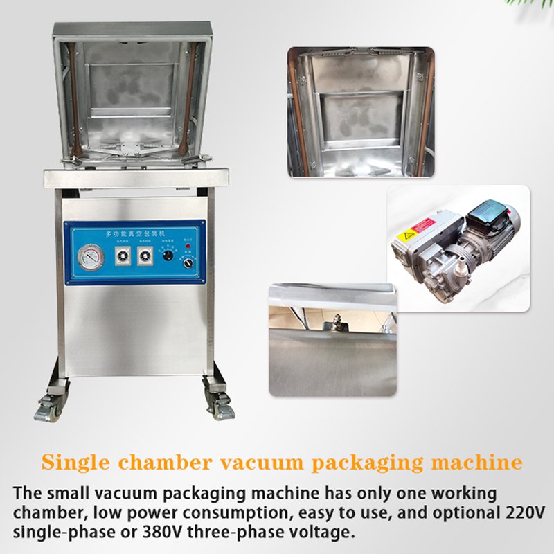 Automatic Meat Processing Line Meat Products Sausage Nuts Seeds Thermoforming Vacuum Skin Film Packaging Machine for Food