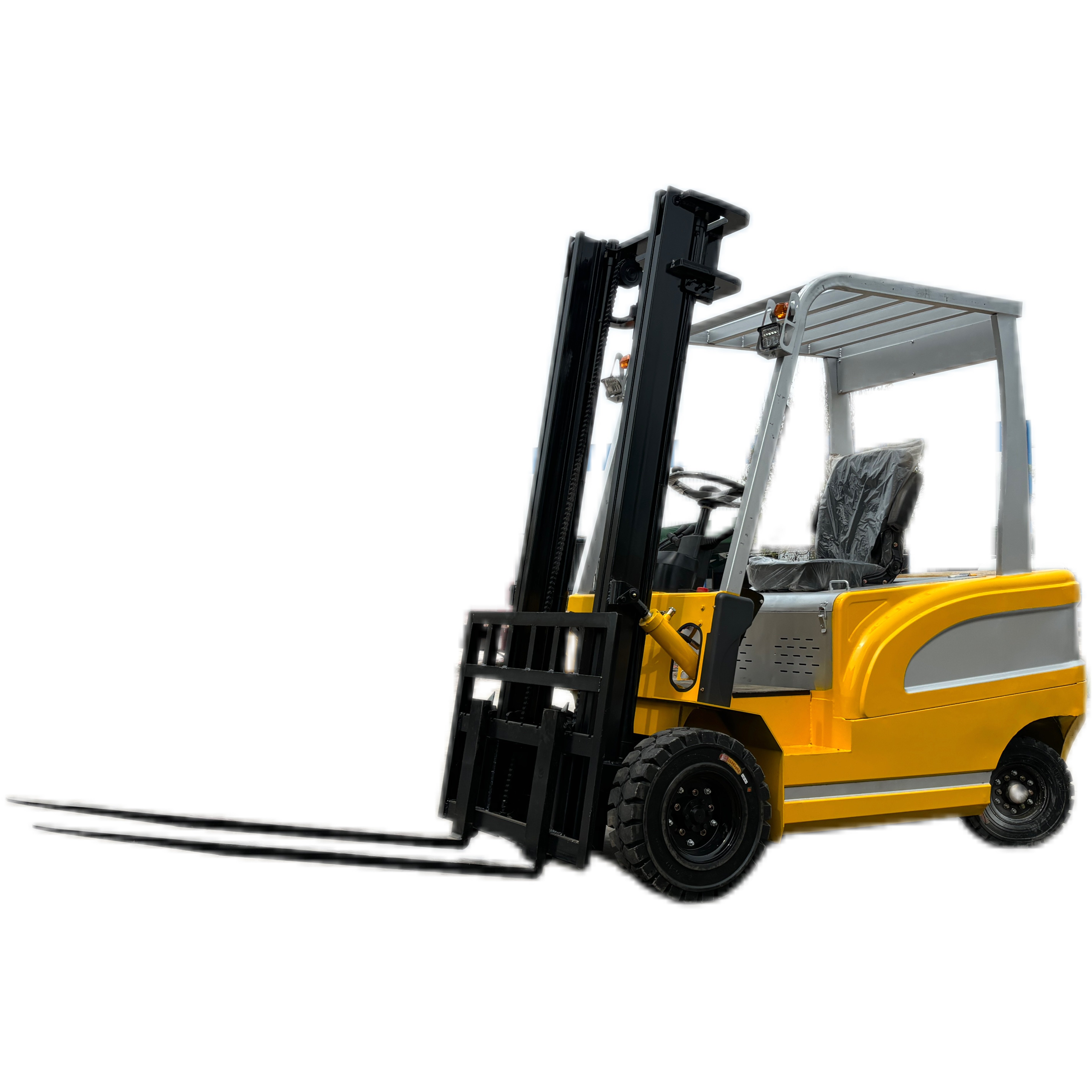 New appearance 2.5 tons lifting height fully electric customizable forklift, forklift accessories, auxiliary tools