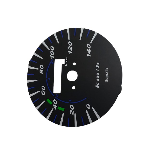 Custom Font Digital Printed Speedometer Analog km/h MPH Screen for Eight Wheeler Trucks Travel Auto Production Line Equipment