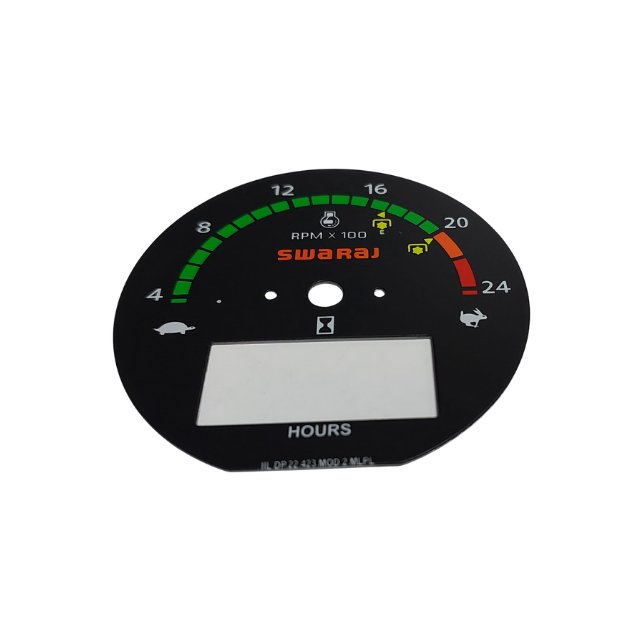 Custom Font Digital Printed Speedometer Analog km/h MPH Screen for Eight Wheeler Trucks Travel Auto Production Line Equipment