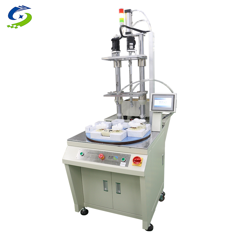 Factory Supply Multi Axis Screw Locking Tightening Fixing Assembly Machine Turntable with Screw Feeder for Production Line