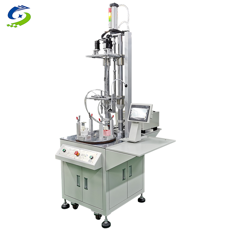 Factory Supply Multi Axis Screw Locking Tightening Fixing Assembly Machine Turntable with Screw Feeder for Production Line