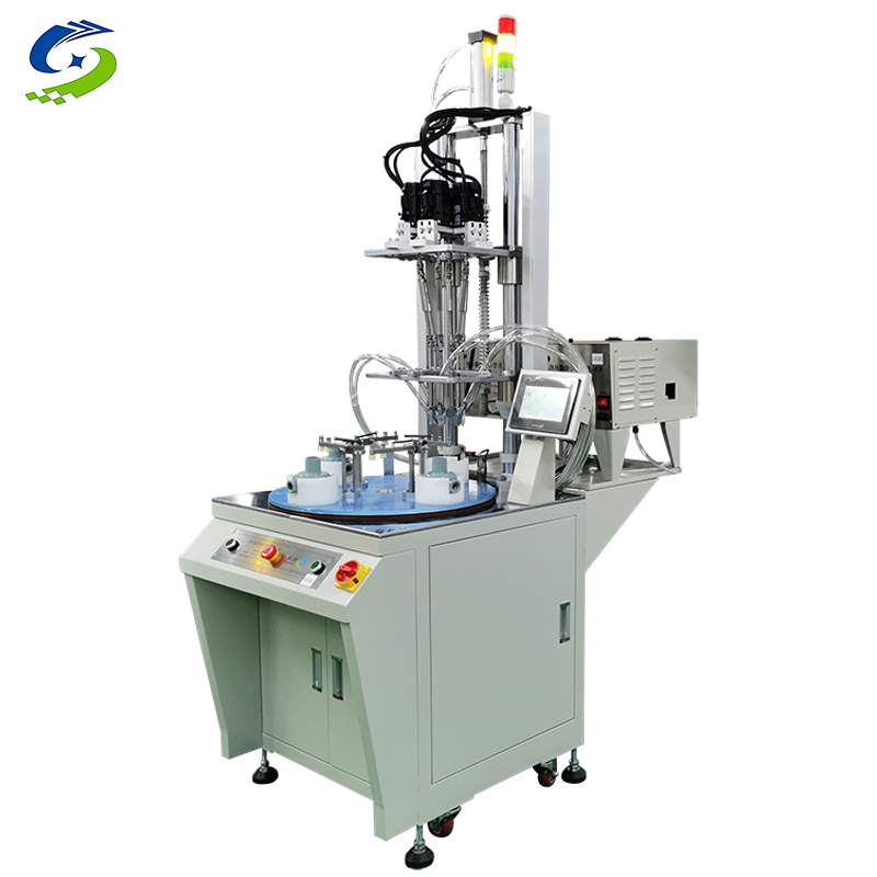 Factory Supply Multi Axis Screw Locking Tightening Fixing Assembly Machine Turntable with Screw Feeder for Production Line