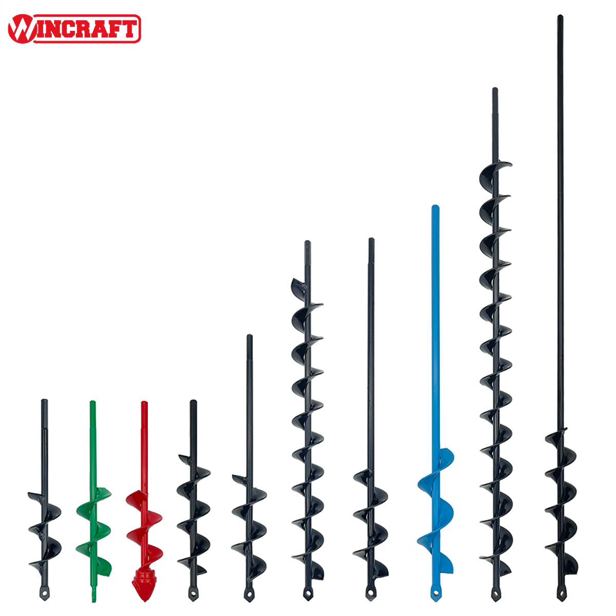Custom-made Power Earth Drill Hand-Operated Garden Tool Earth Auger Accessories Ground Hole Drill Bit for Soil Digging