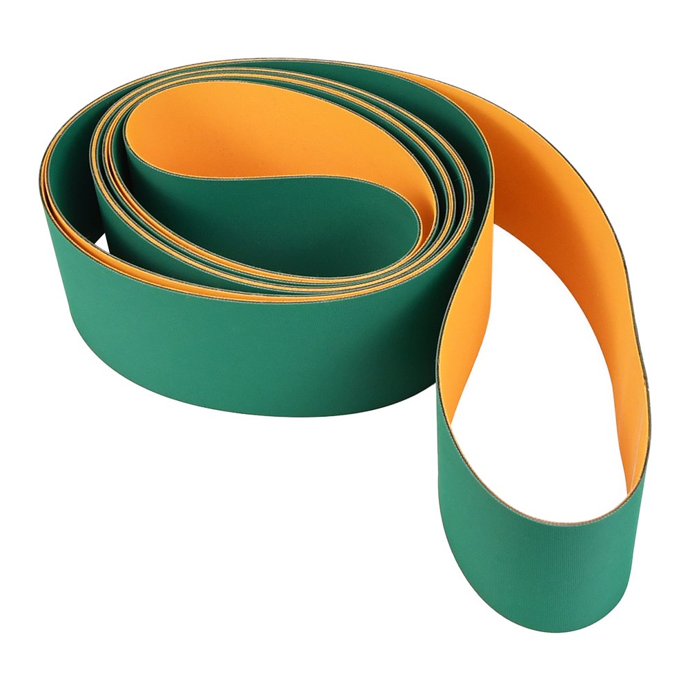 excellent reversed bending properties friction belt double blue nylon sandwich feed belts transmission flat belts