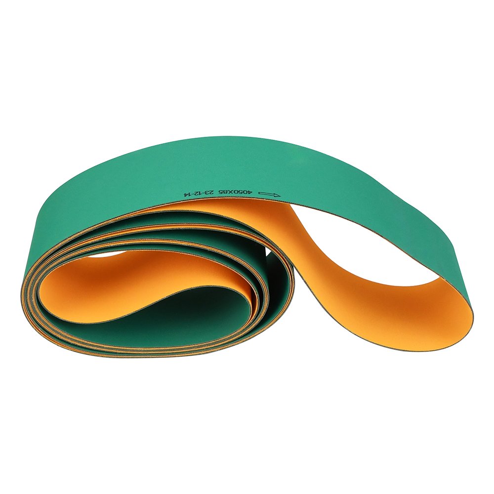 excellent reversed bending properties friction belt double blue nylon sandwich feed belts transmission flat belts