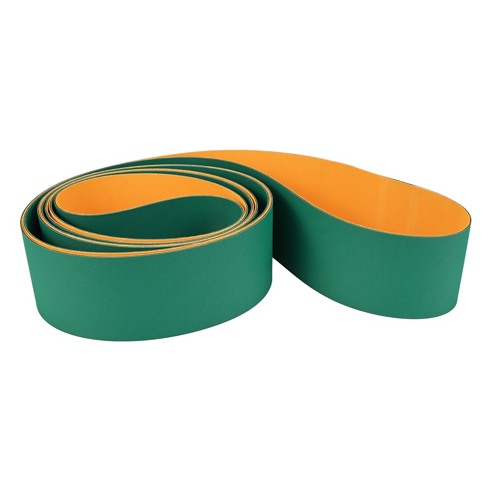 excellent reversed bending properties friction belt double blue nylon sandwich feed belts transmission flat belts