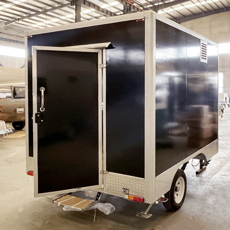 High Quality Hot Dog Ice Cream Cookies Catering Cart Stand Camper Food Trailer Taco Coffee Truck for Sale France