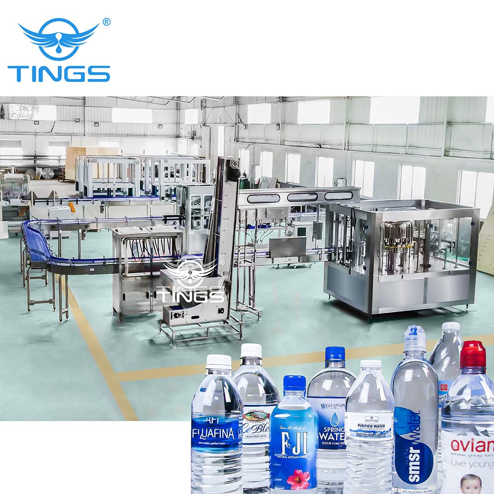 Water Bottling Machine Mineral Water Production Line Labeling Packing Machine