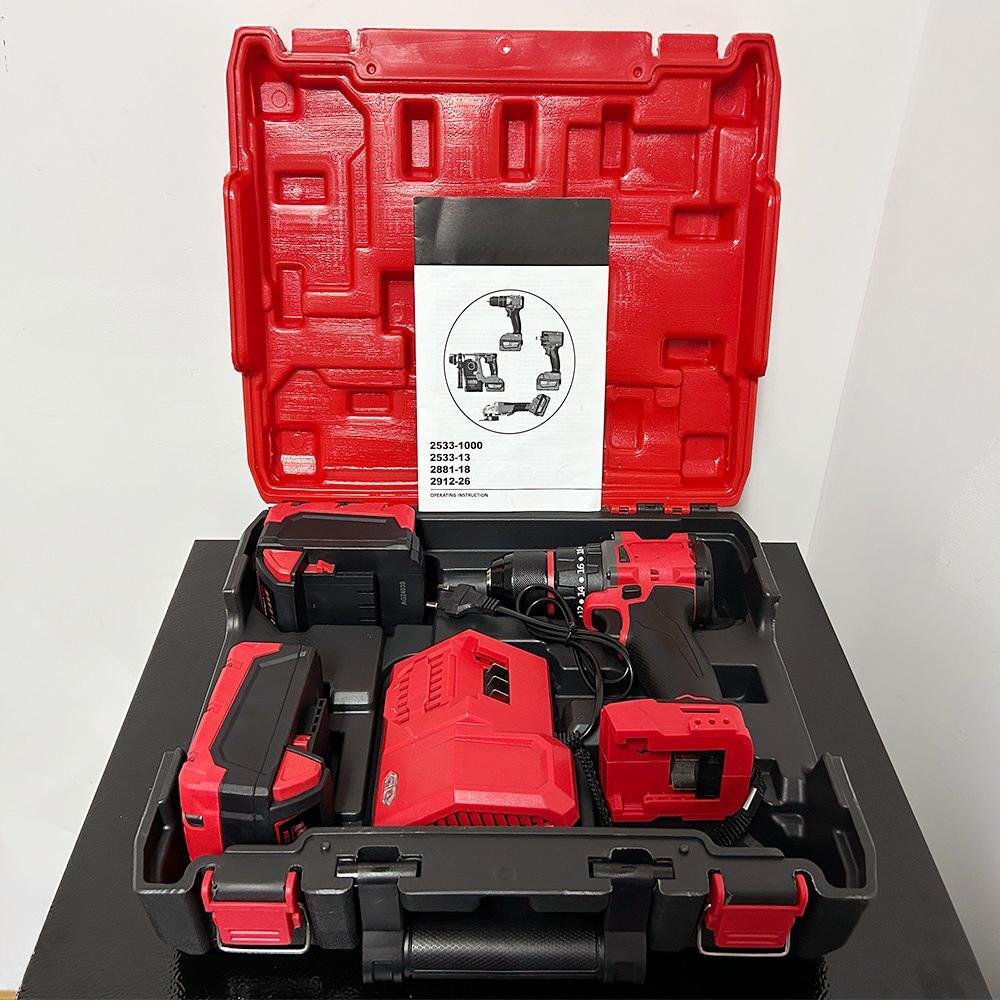 Cordless Drill Set 20V Electric Power Drill With Battery And Charger Drill Driver Bits Kit For Home Maintenance