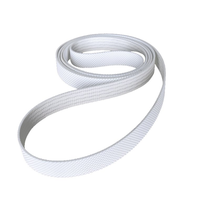 white color diamond pattern highly elastic pvc belt for packaging conveyors smooth operation and longevity
