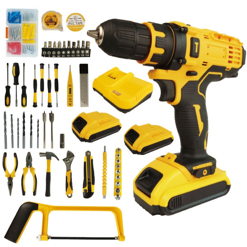 New arrivals Multifunctional household tool kit craftsman mechanic cordless power drill combo kit woodworking tool set