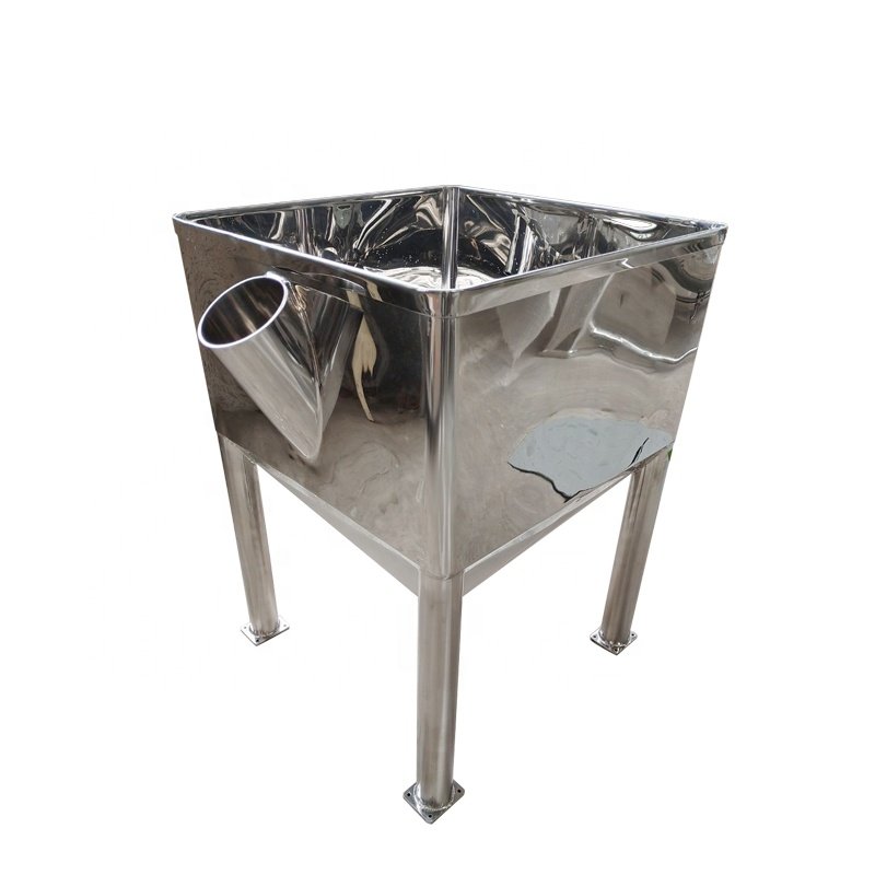 Sanitary Food Grade Stainless Steel 190L Chamber Powder Storage Equipment IBC Tank Container