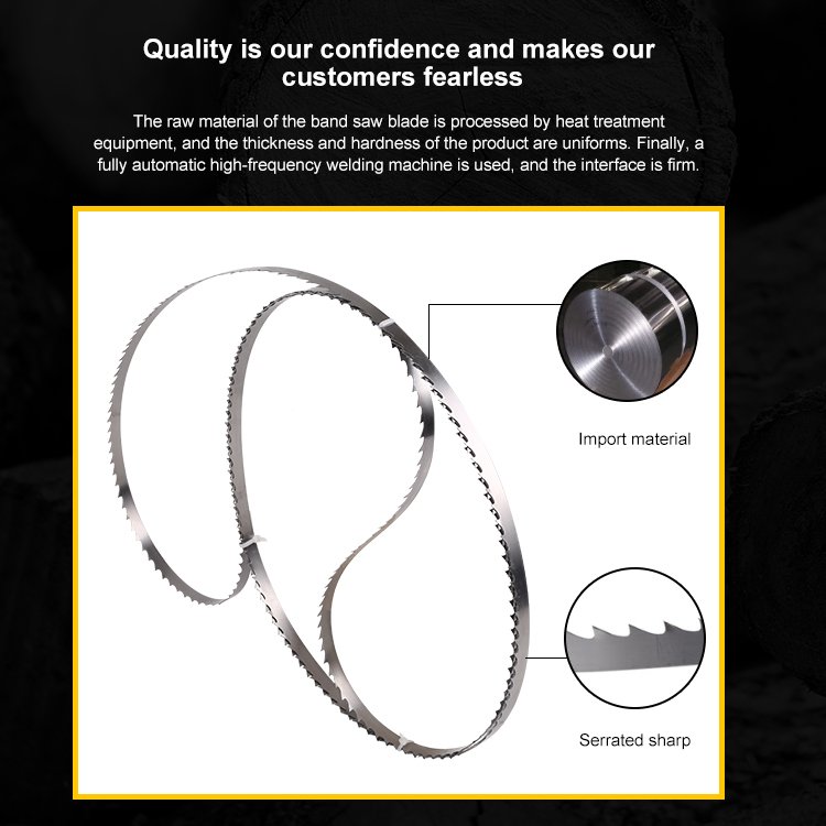 Customizable Alloy High Hardness Steel Band Knife Cutting Band Blade For Carpenter Home