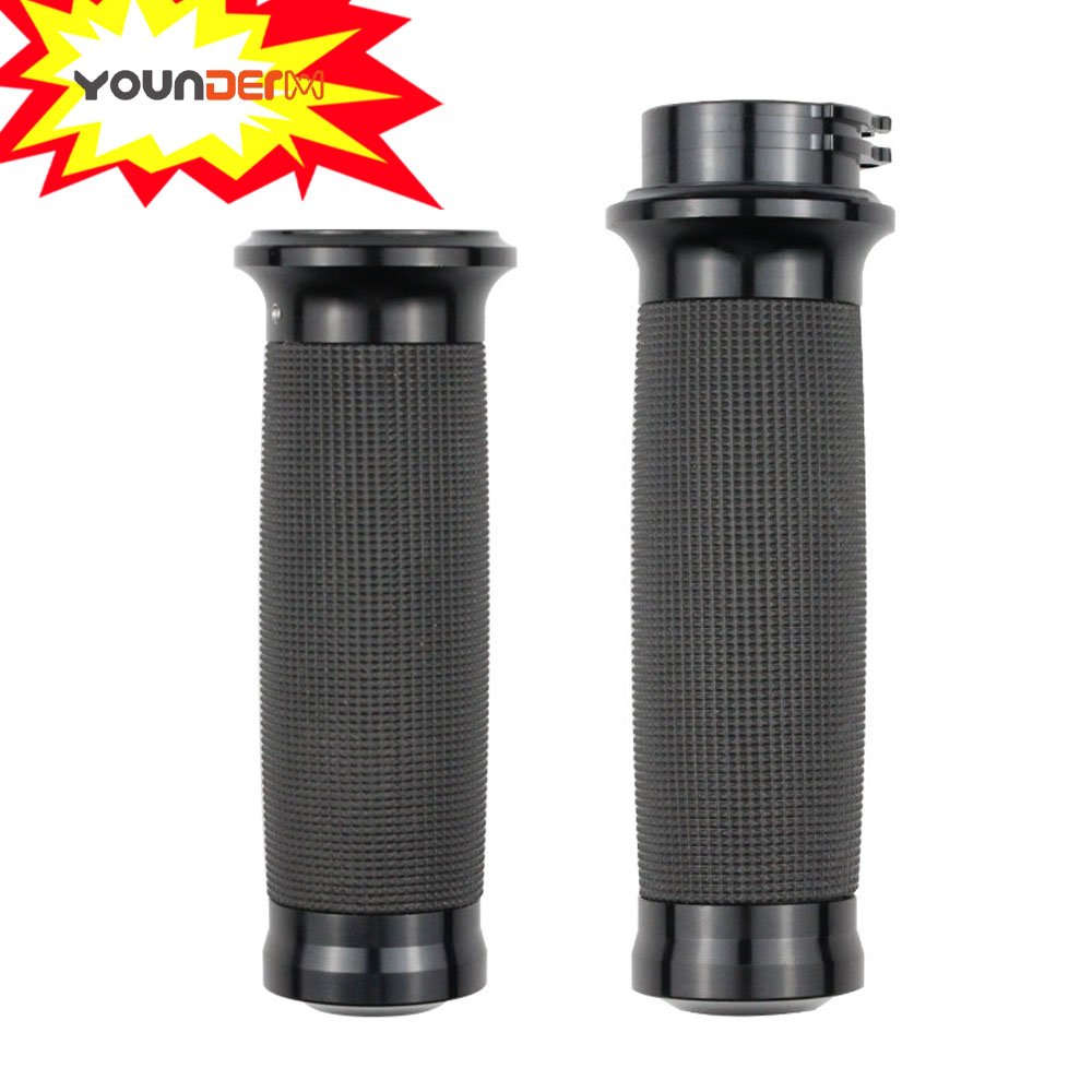 High Quality 1\" 25mm Aluminium and Rubber Hand Grips for Harley 883 1200 Motorcycles Body Systems Accessory