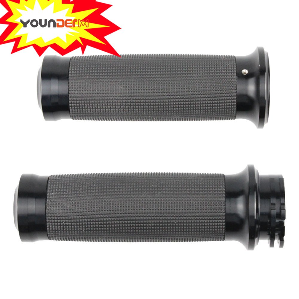 High Quality 1\" 25mm Aluminium and Rubber Hand Grips for Harley 883 1200 Motorcycles Body Systems Accessory