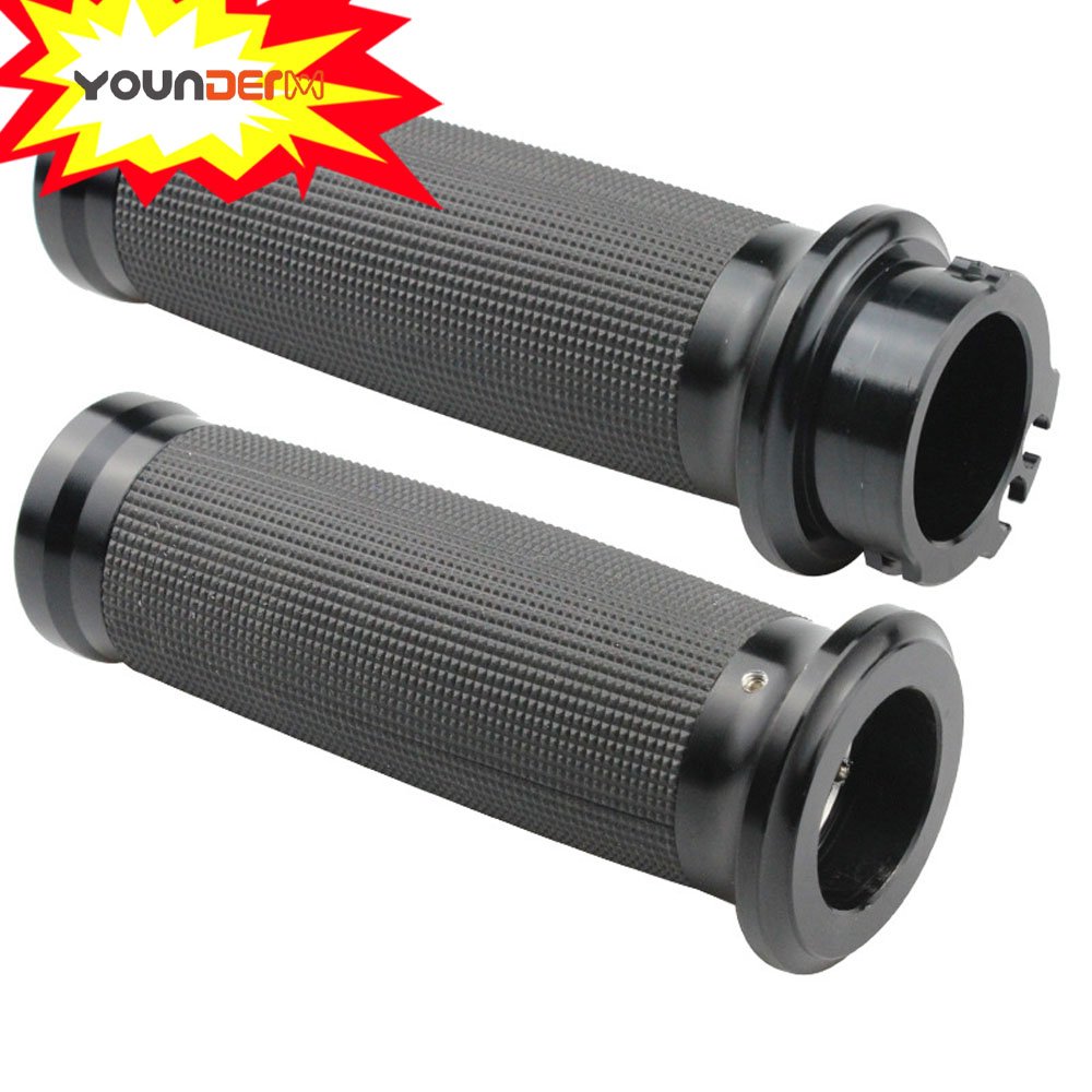 High Quality 1\" 25mm Aluminium and Rubber Hand Grips for Harley 883 1200 Motorcycles Body Systems Accessory