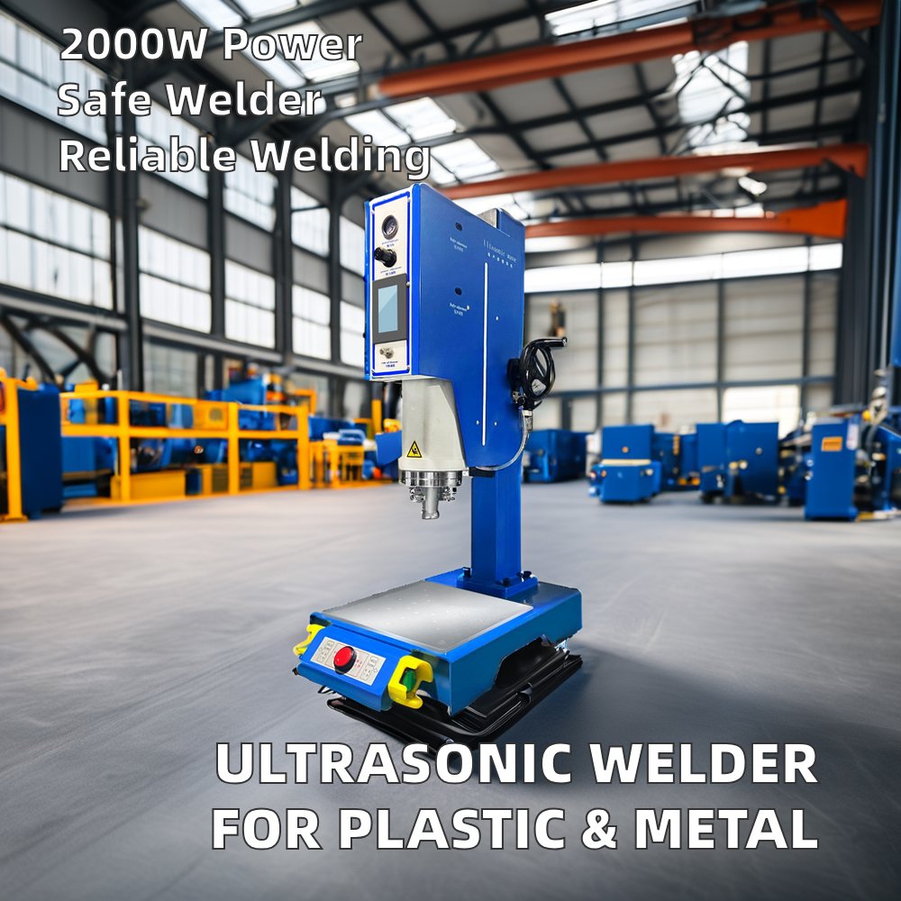 Customized 20kHz 1200W Automatic Ultrasonic Plastic Welder Machine for Automotive Instruments