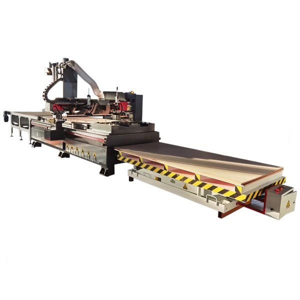 CNC Router Line for Wood for Kitchen Cabinets & Panel Furniture Equipped with Nesting Software-Wood Product Processing Line