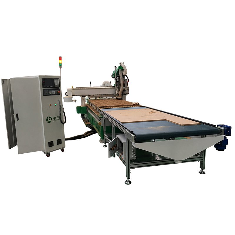 CNC Router Line for Wood for Kitchen Cabinets & Panel Furniture Equipped with Nesting Software-Wood Product Processing Line