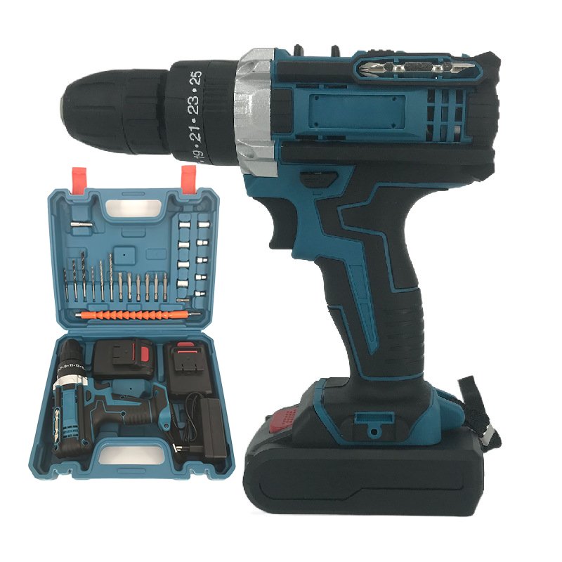Cordless Electric Drill Power Tool Set Cordless 12v-21v Lithium Battery Power Drill