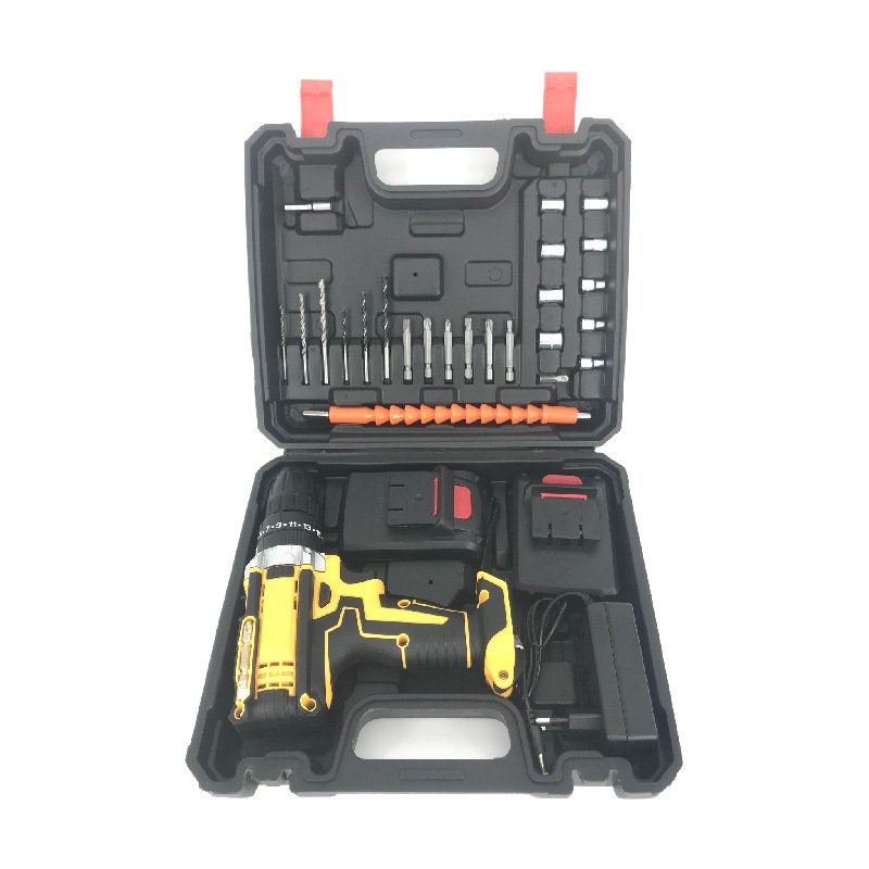 Cordless Electric Drill Power Tool Set Cordless 12v-21v Lithium Battery Power Drill