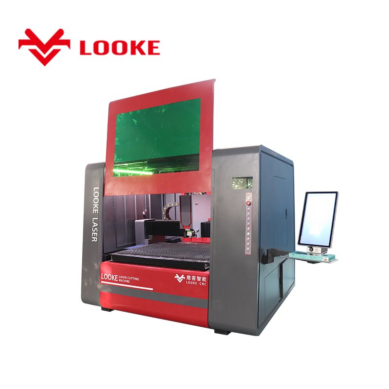 130x90cm Working Table Metal Plate Fiber Cut Laser Machine 1000w 1500w 2000w 3000w 6000w Raycus MAX Enclosed Machine Body