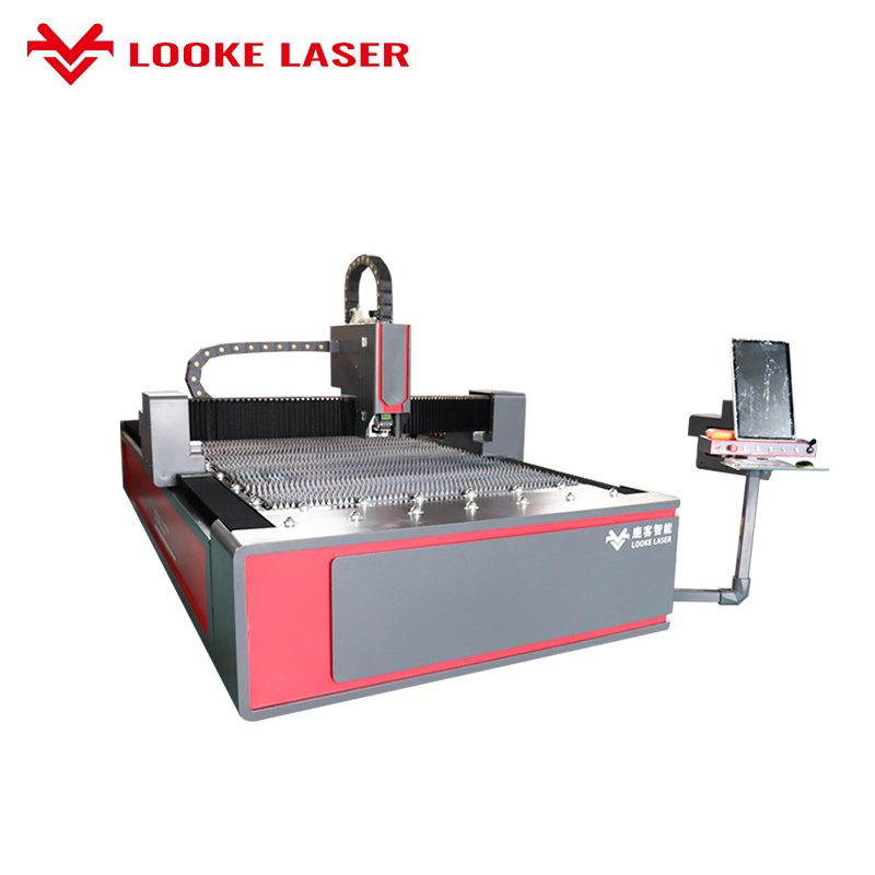 130x90cm Working Table Metal Plate Fiber Cut Laser Machine 1000w 1500w 2000w 3000w 6000w Raycus MAX Enclosed Machine Body
